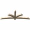 Ekena Millwork Davenport Rough Sawn Timber Gable Bracket, Douglas Fir, 84"W x 31"H x 4"D x 4"F, 9/12 Pitch GBW084X31X0404DAV00RDF - alternate 3
